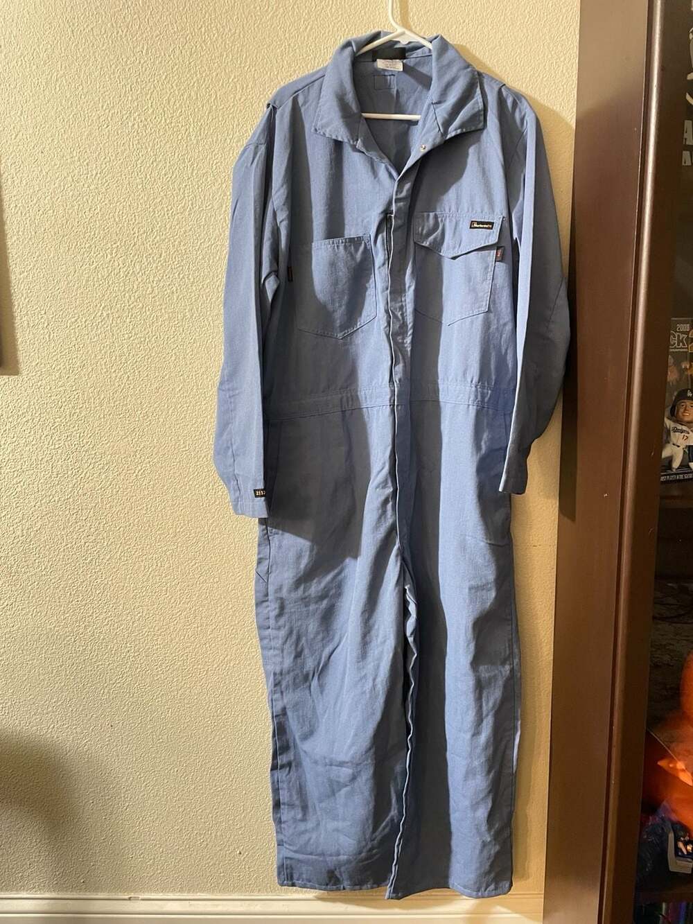 Workrite FR Coveralls Size XLG-RG Blue Fire Resistant